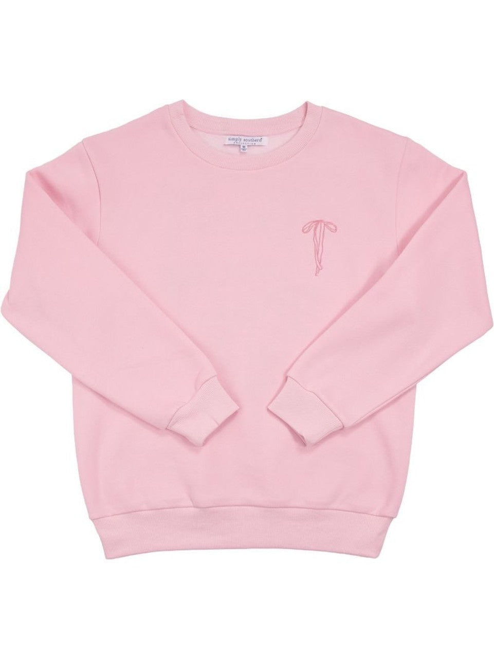 Simply Southern Adult Dilara Crew – Faith Over Fear (Pink)