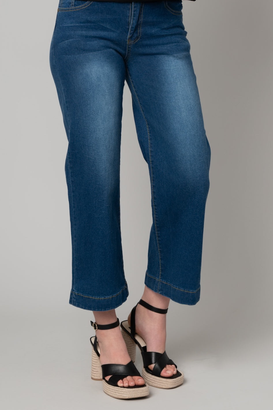 MR Stretch Denim Wide Leg Pine Apparel