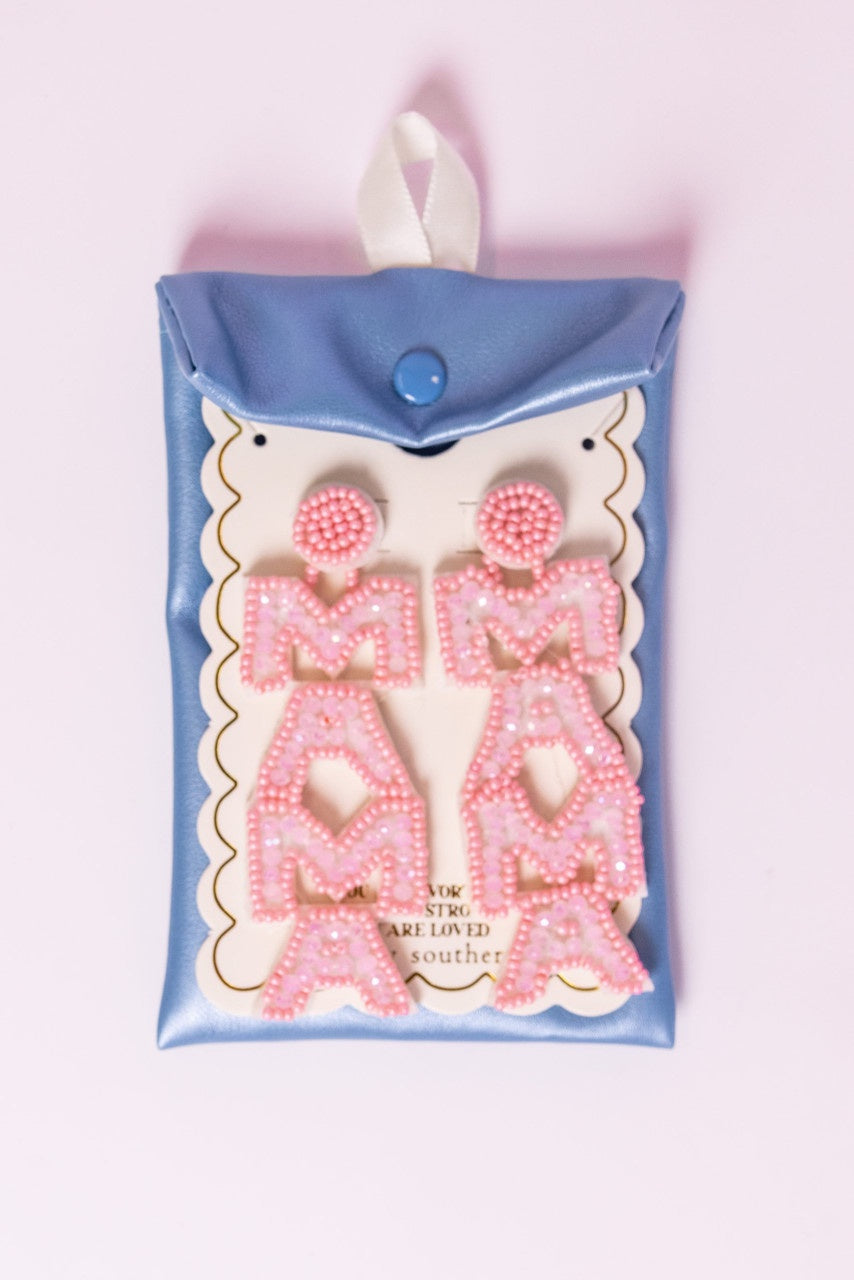 SS Mama Beaded Earrings Simply Southern