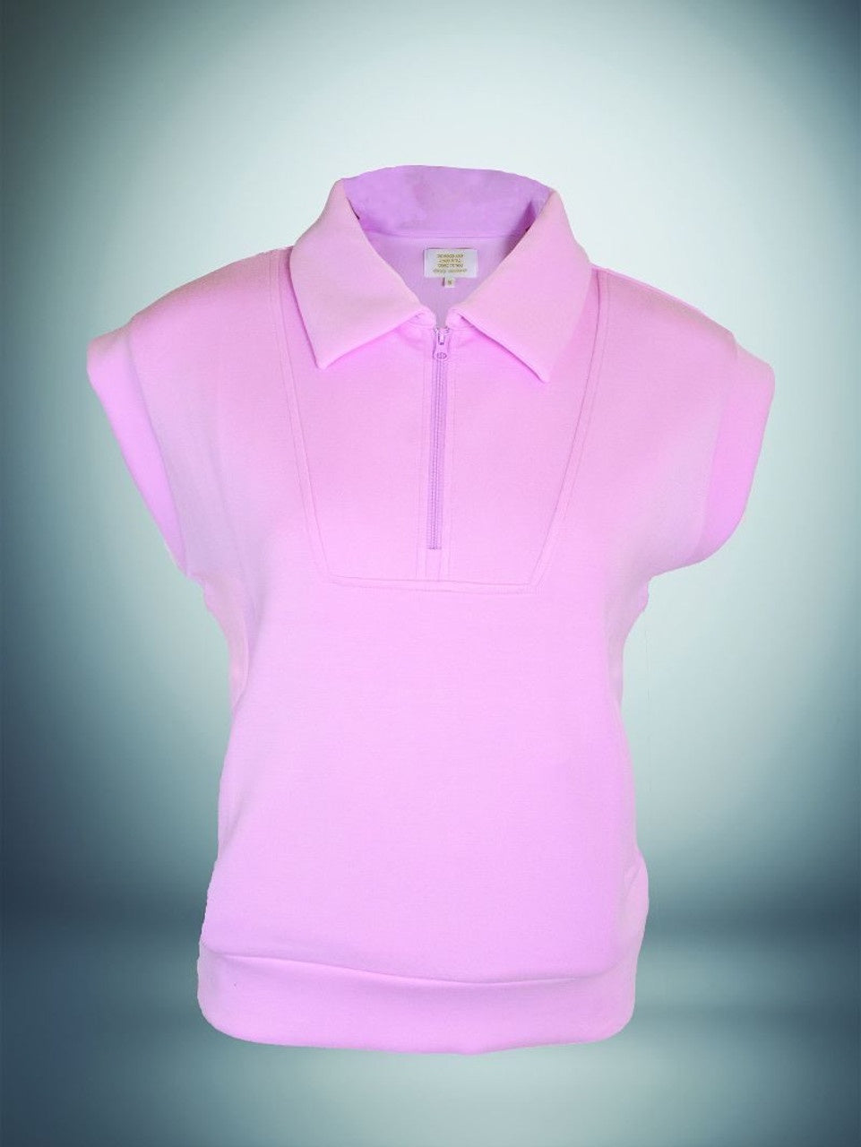 SS Sloan Quarter Zip Comfy Top Pink