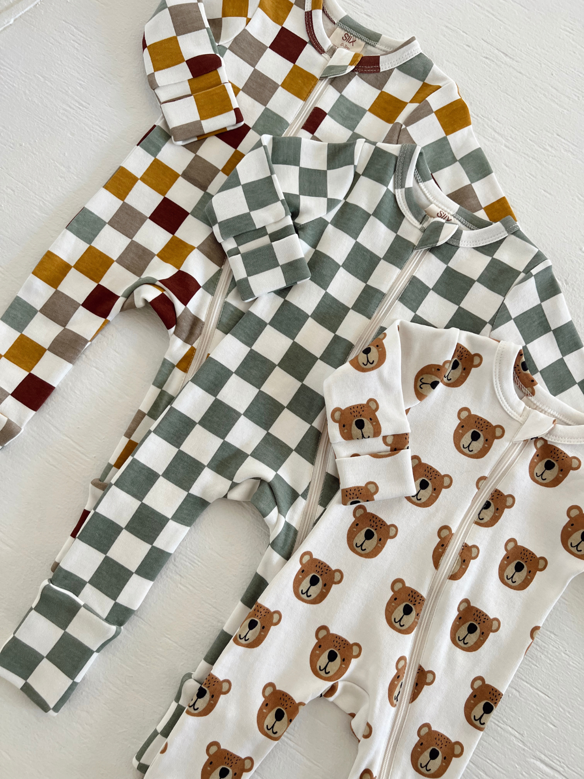 Baby Bear / Organic 2-Way Zip Romper (Baby - Kids): 0-3M SIIX Collection