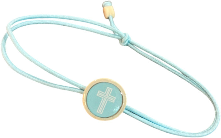 Survivor Series Bungee Bracelet - Sky + Cross