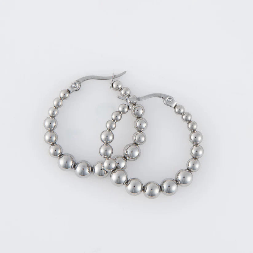 Narelle Waterproof Twisted Chunky Hoop Earrings