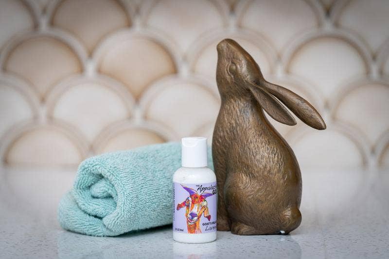 2oz Lavender Goat's Milk Lotion The Appalachian Goat