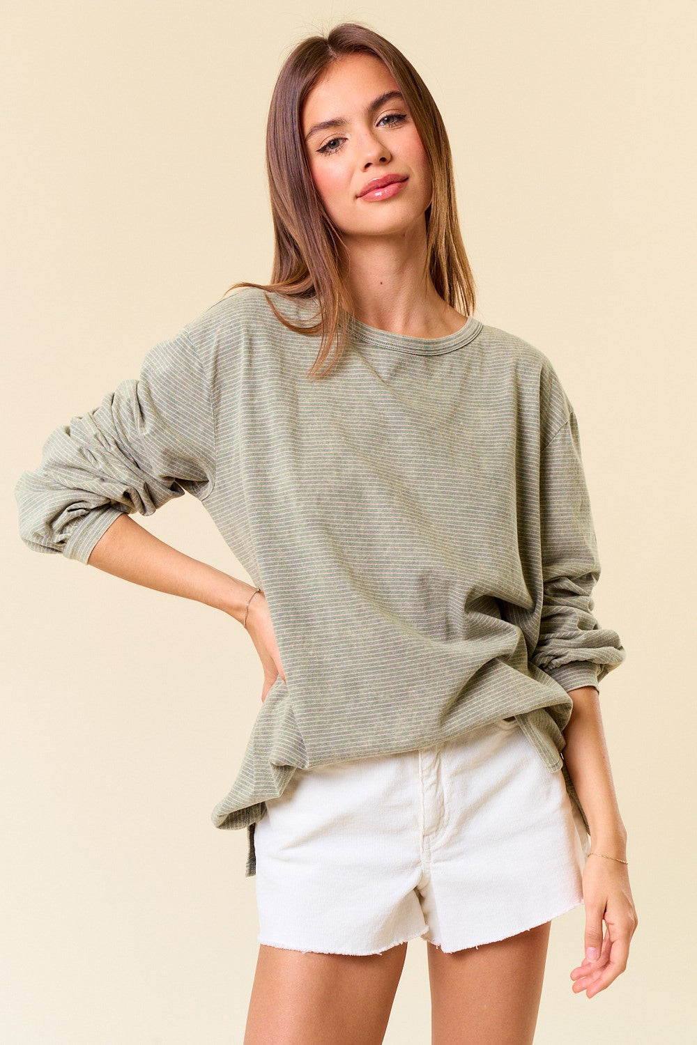 Vintage Washed Over-Sized Tee Doe and Rae