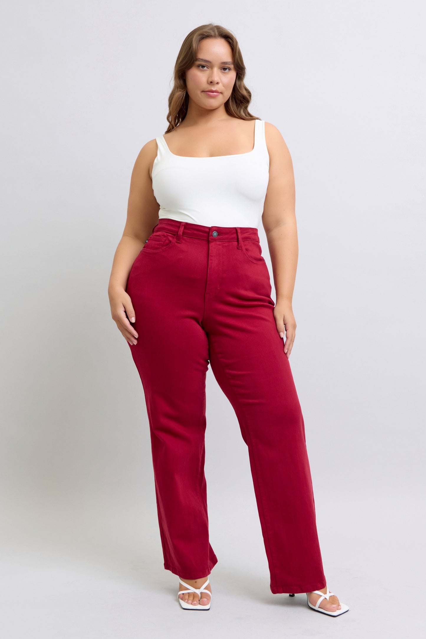 PLUS HW Heart Shaped Back Pockets 90's Straight