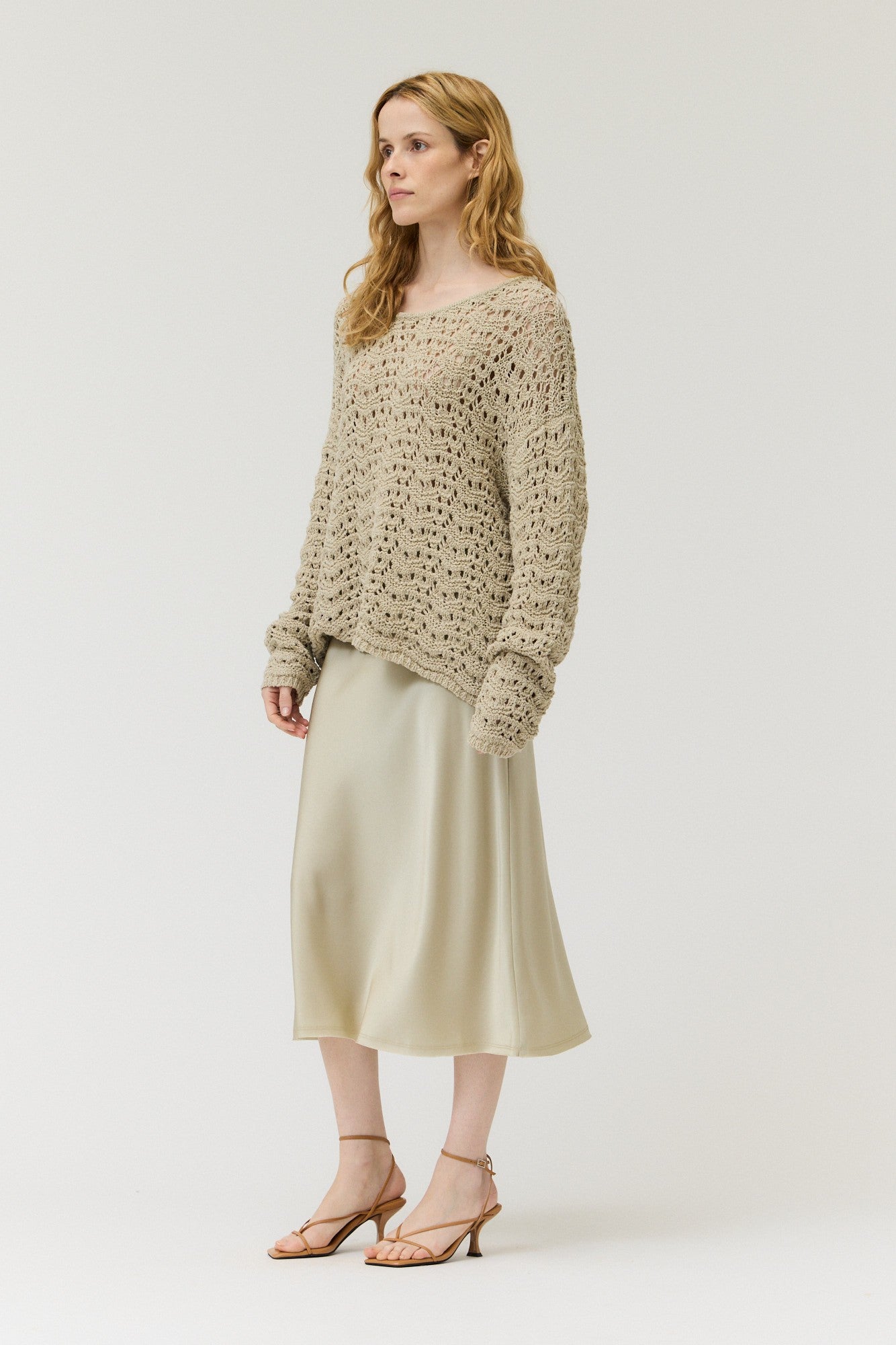 Satin Mermaid Fit Skirt Grade and Gather