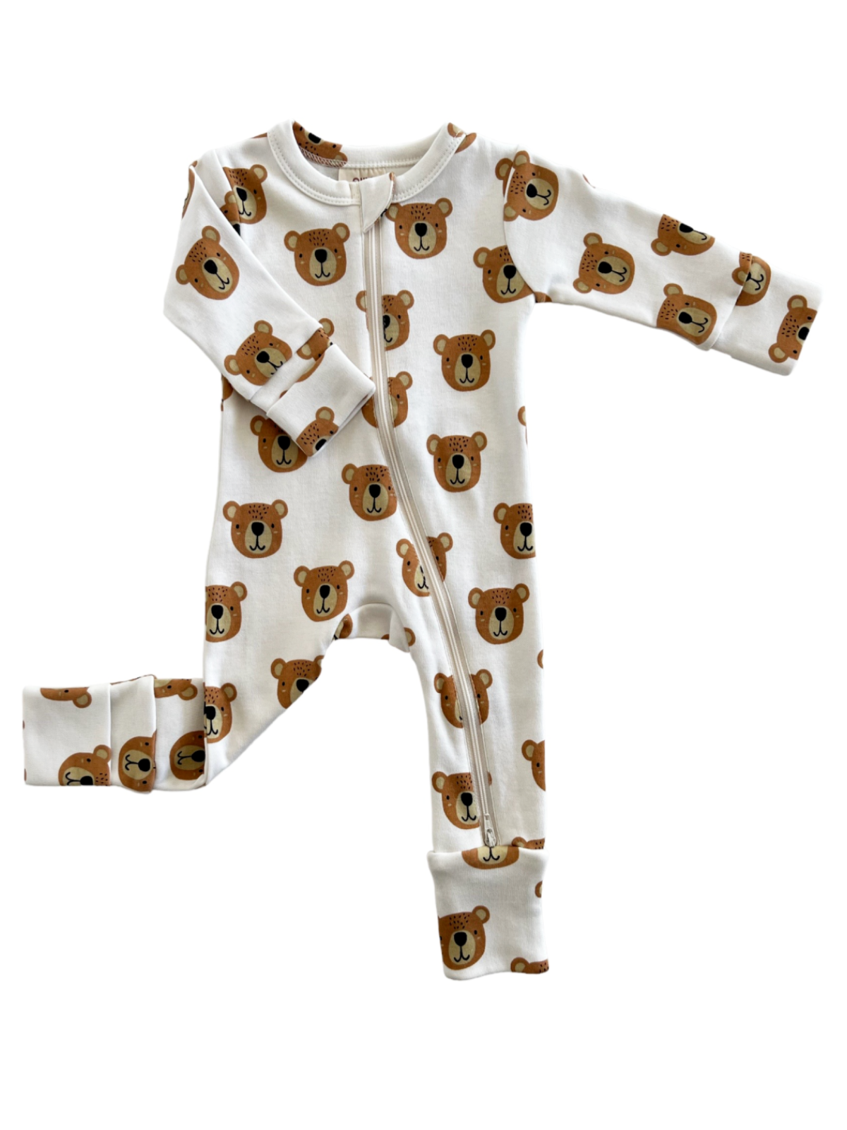 Baby Bear / Organic 2-Way Zip Romper (Baby - Kids): 0-3M SIIX Collection
