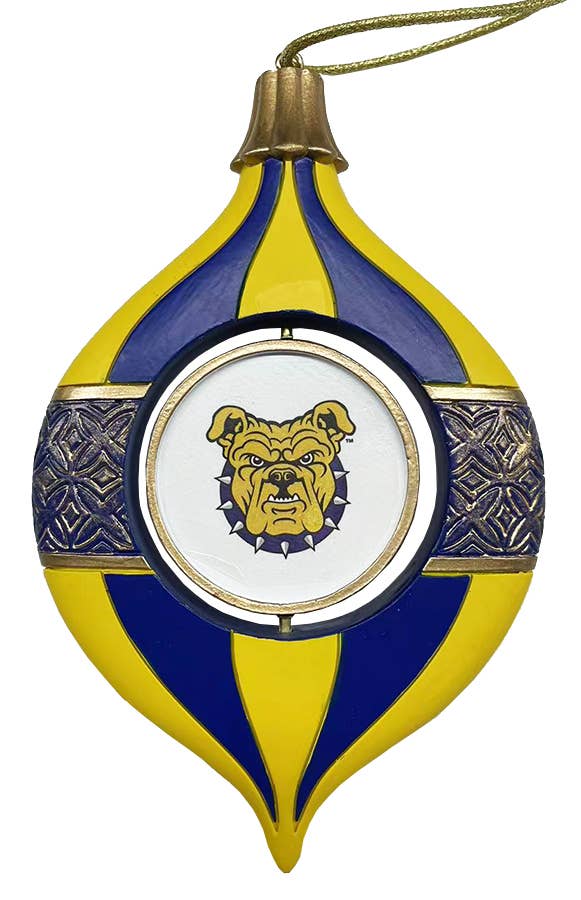 5.5" North Carolina A&T Spinning Bulb Ornament