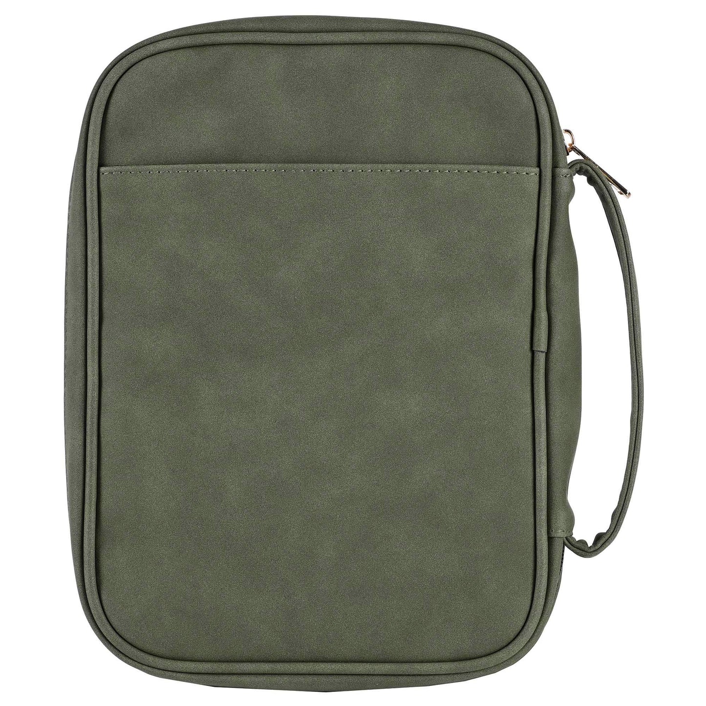 White Dove Bible Case Embroidered Cross Green XLarge Dicksons