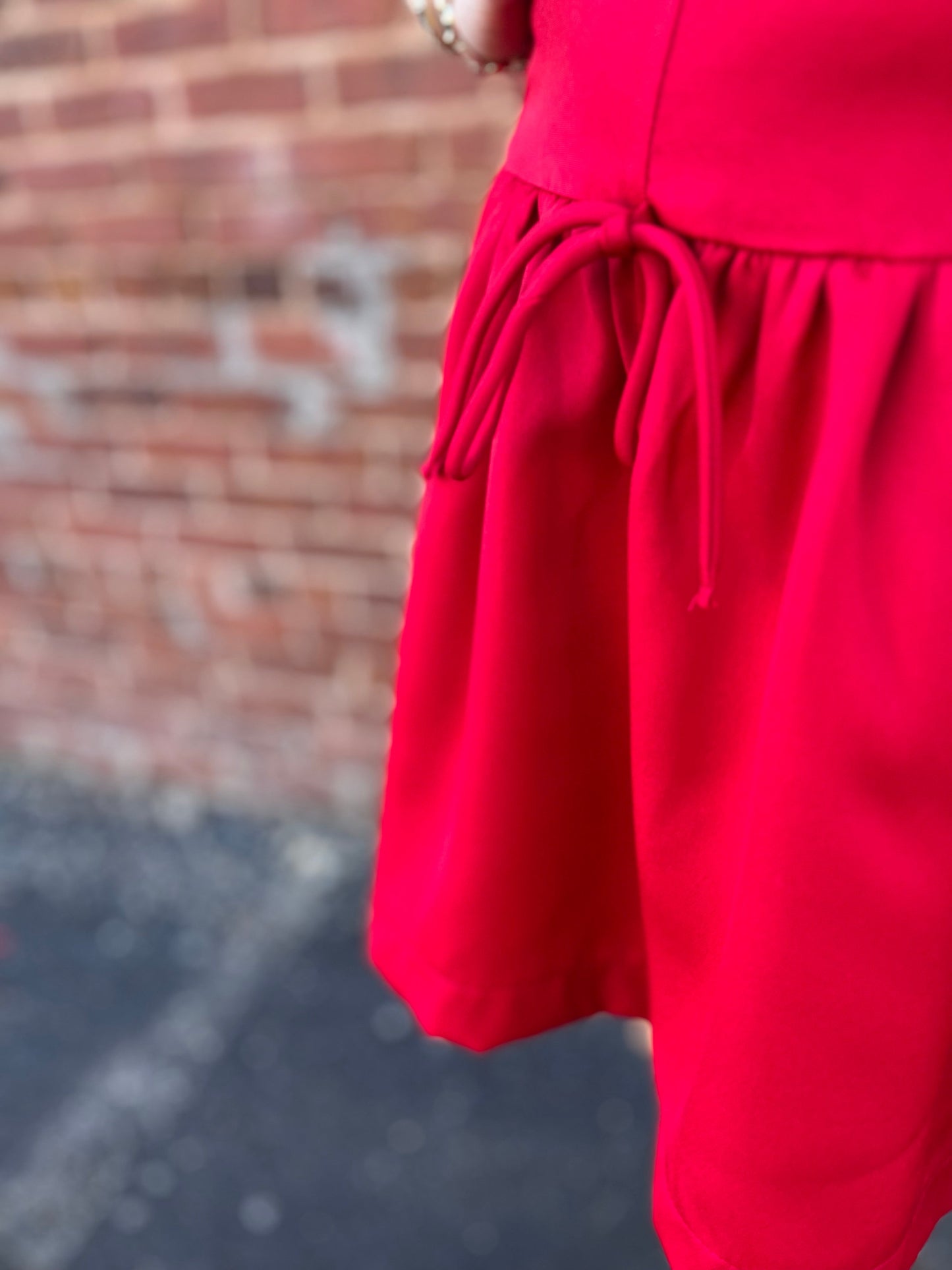 Umgee Red Sleeveless Boatneck Mini Dress Umgee