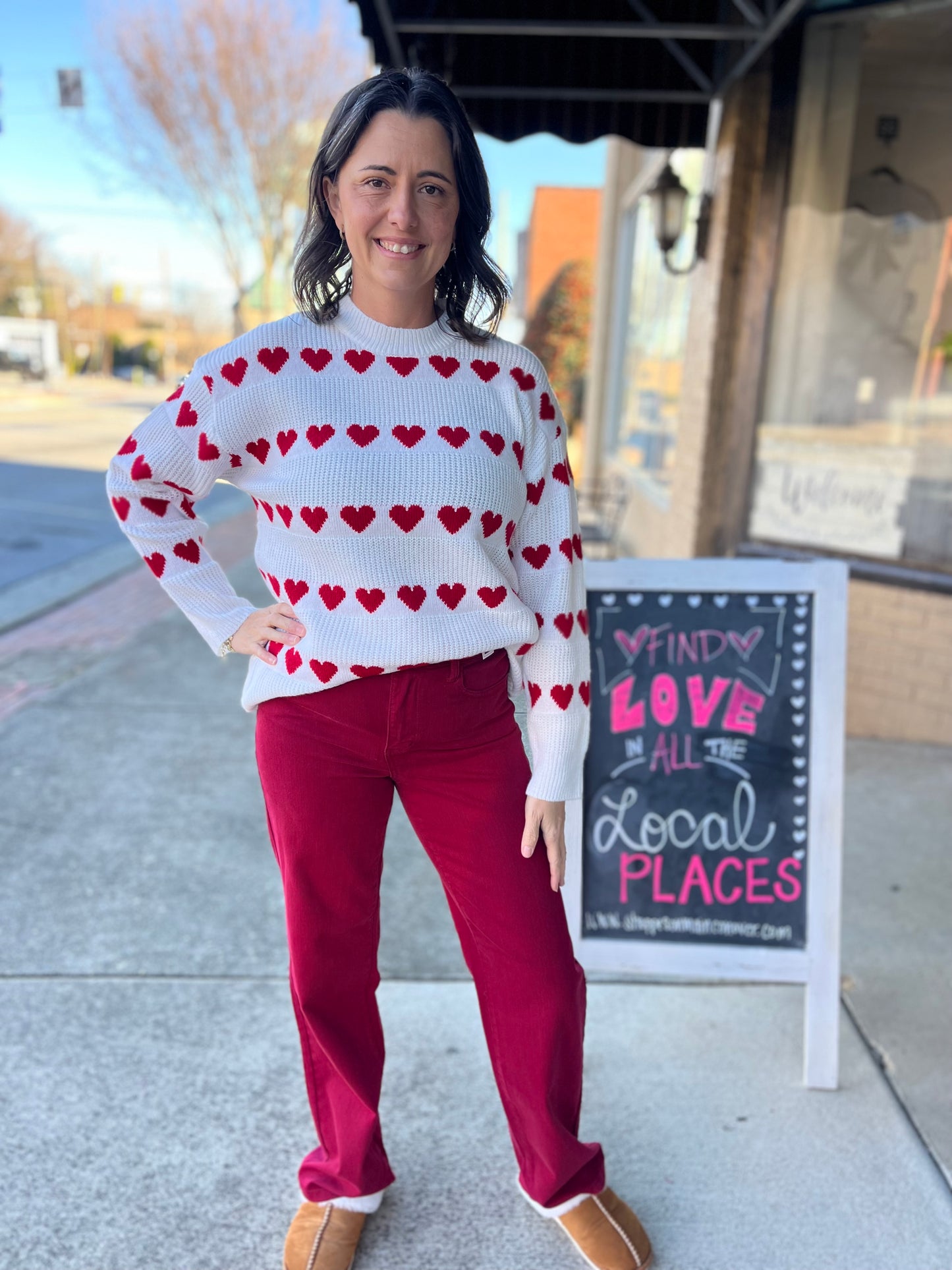 HW Heart Shaped Back Pockets 90's Straight