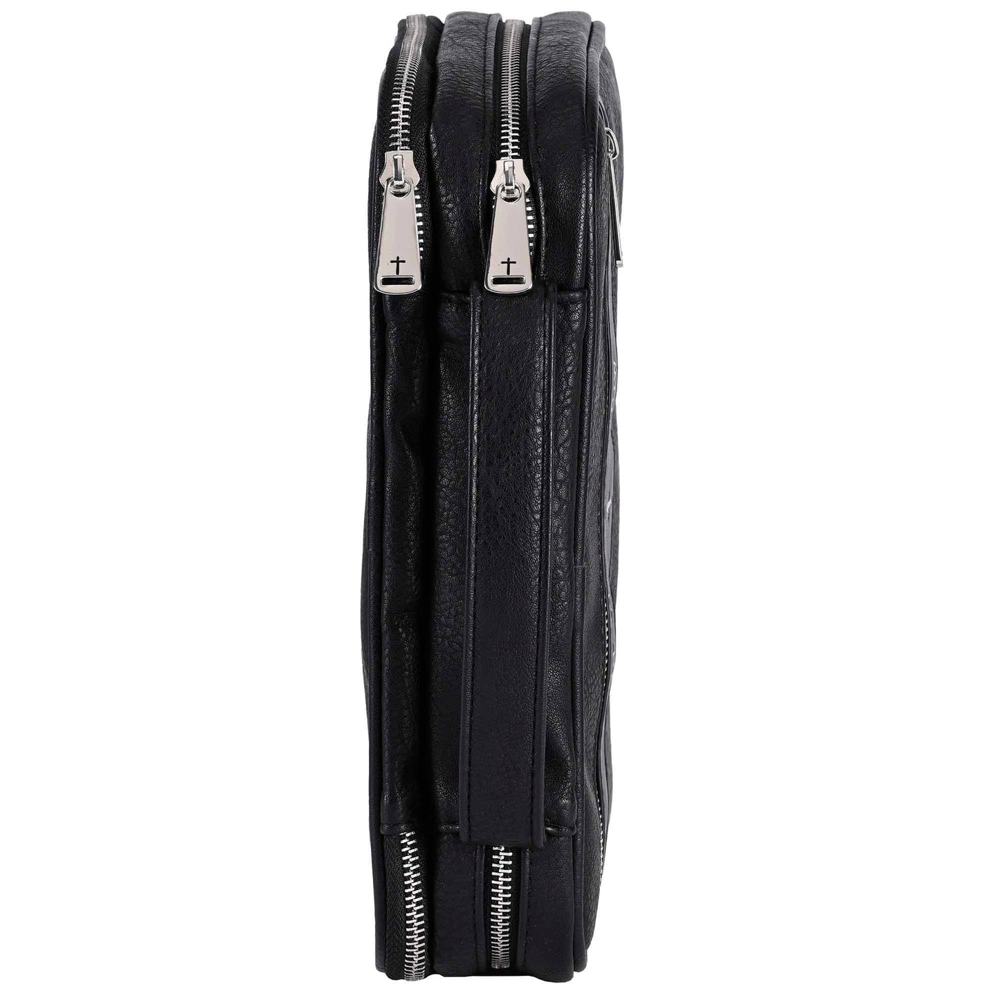 White Dove Bible Case Be Still Black XLarge