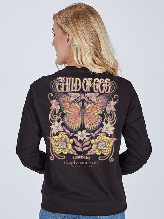 SS "Child of God" Butterfly Tee