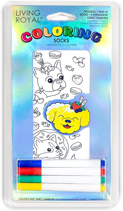 Living Royal Coloring Socks Living Royal