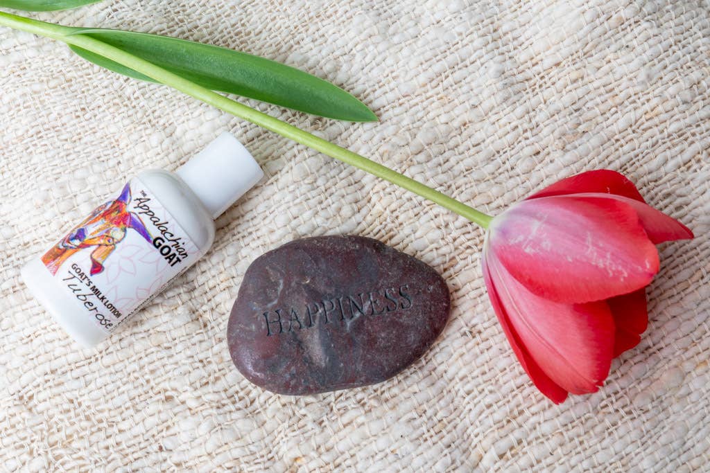 2oz Tuberose Goat's Milk Lotion The Appalachian Goat