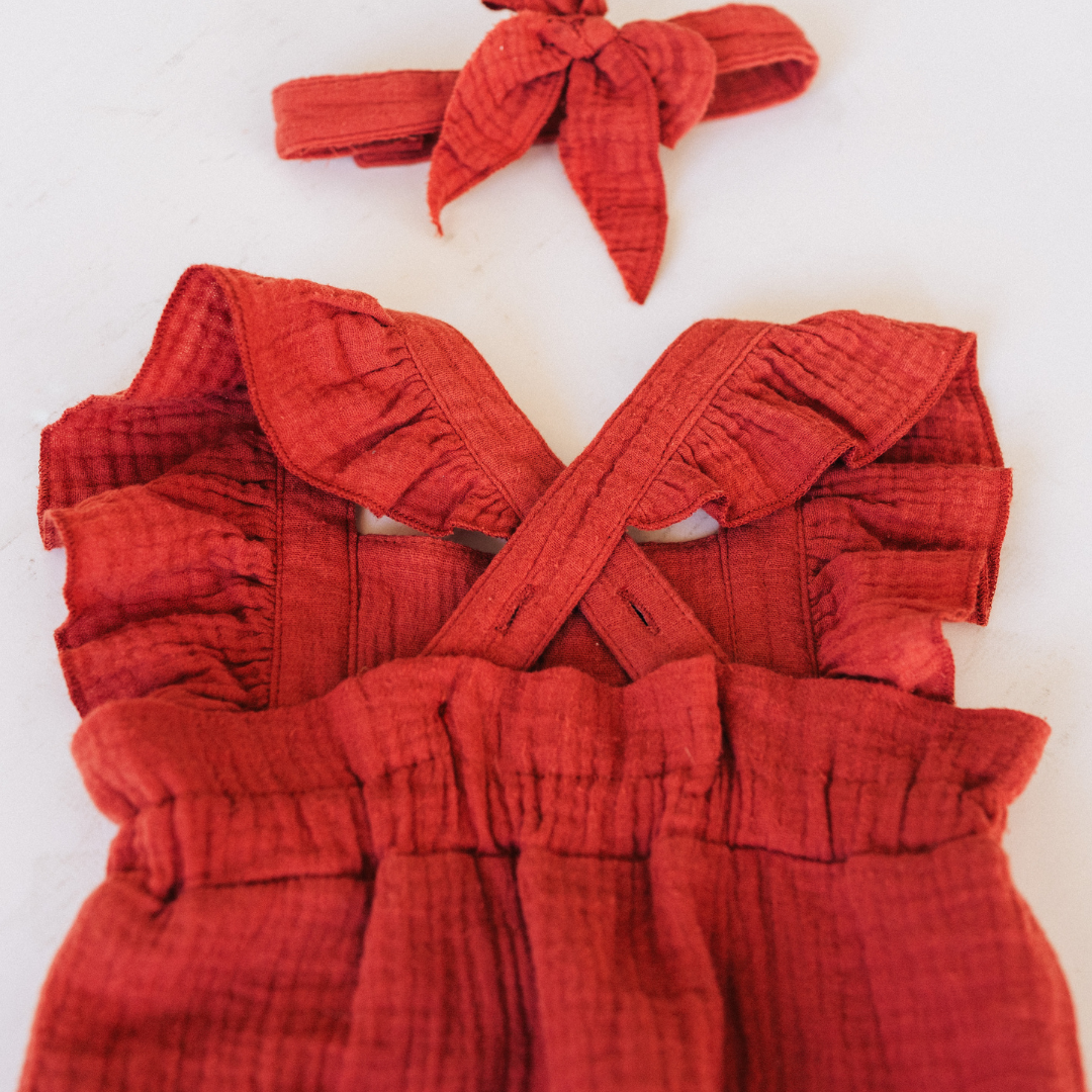 Copper Onesie- Infant: 3-6 months