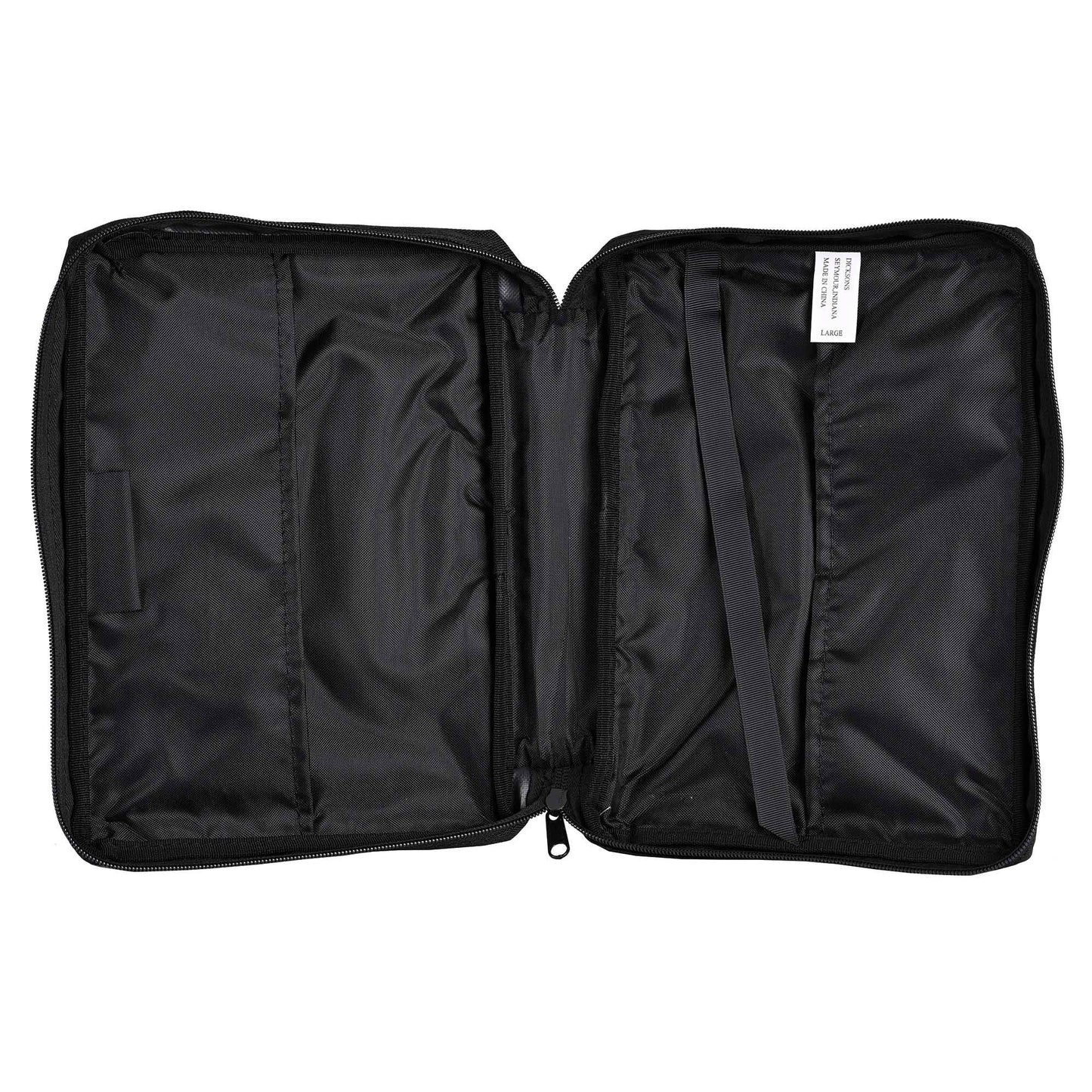 Bible Case Deer Be Still & Know Black Lg