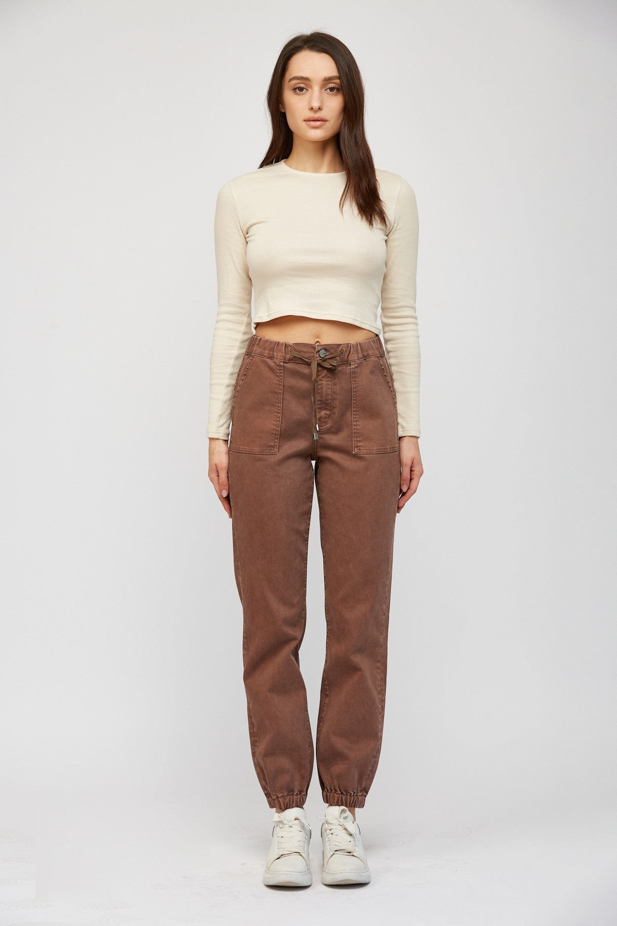 Mica Denim Cocoa Crisp HR Jogger +PLUS