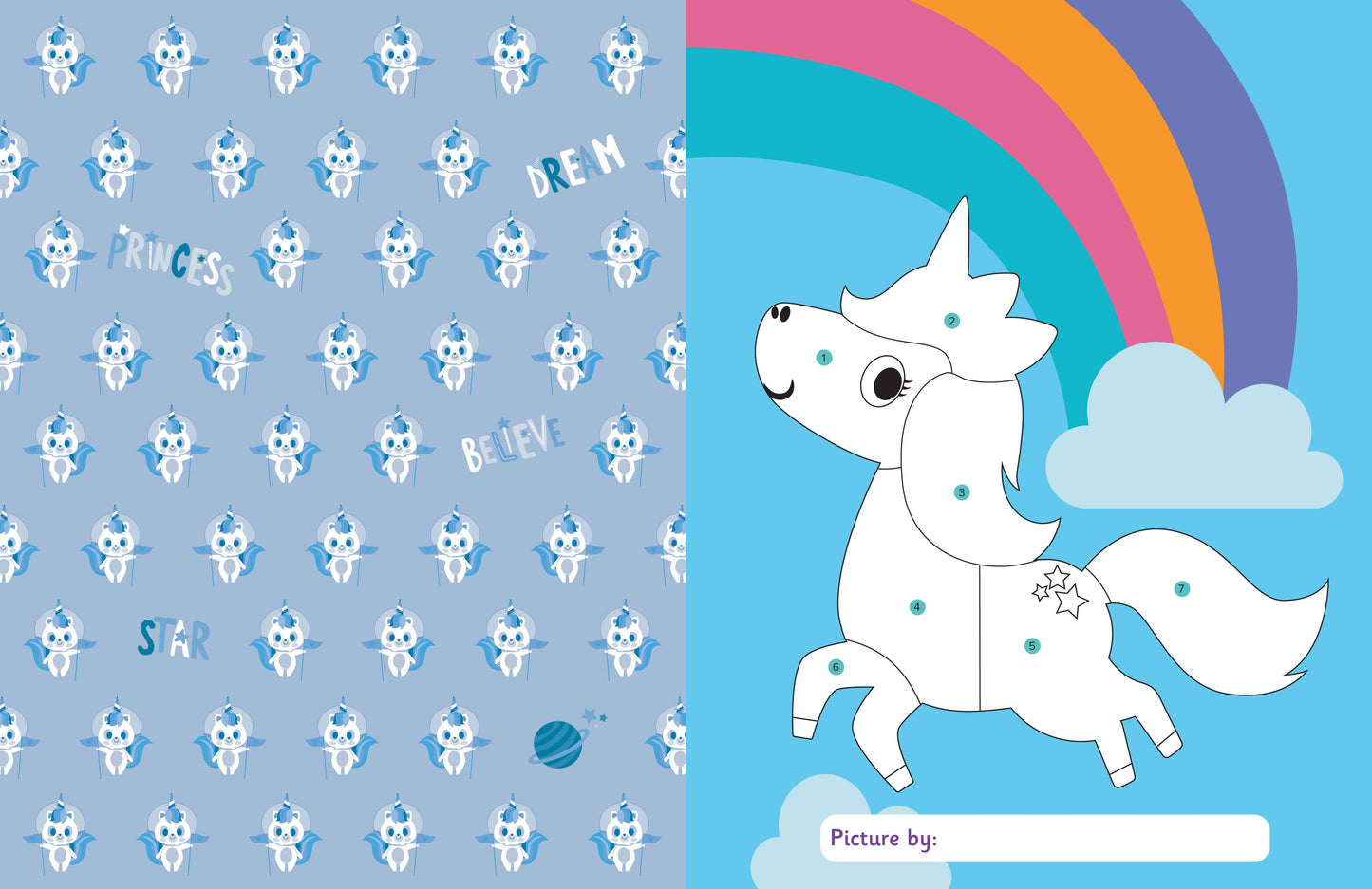 My First Sticker By Numbers: Magical Creatures Sourcebooks