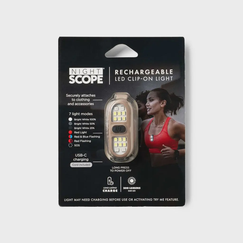 Night Scope Nova Rechargeable Led Clip-On Light