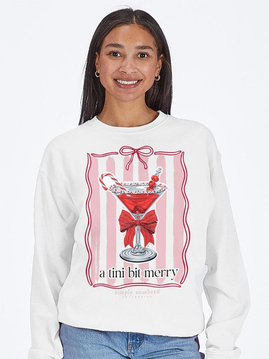 A Tini Bit Merry Holiday Long Sleeve Tee