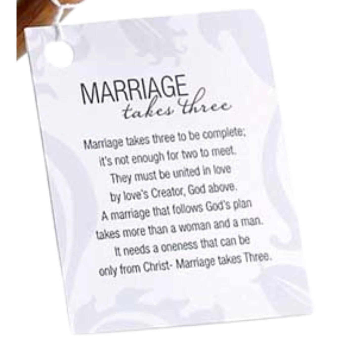 Brown Tabletop Double Heart With Cross Brown Dicksons