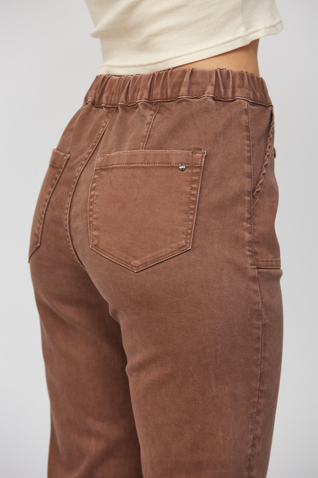 Mica Denim Cocoa Crisp HR Jogger +PLUS