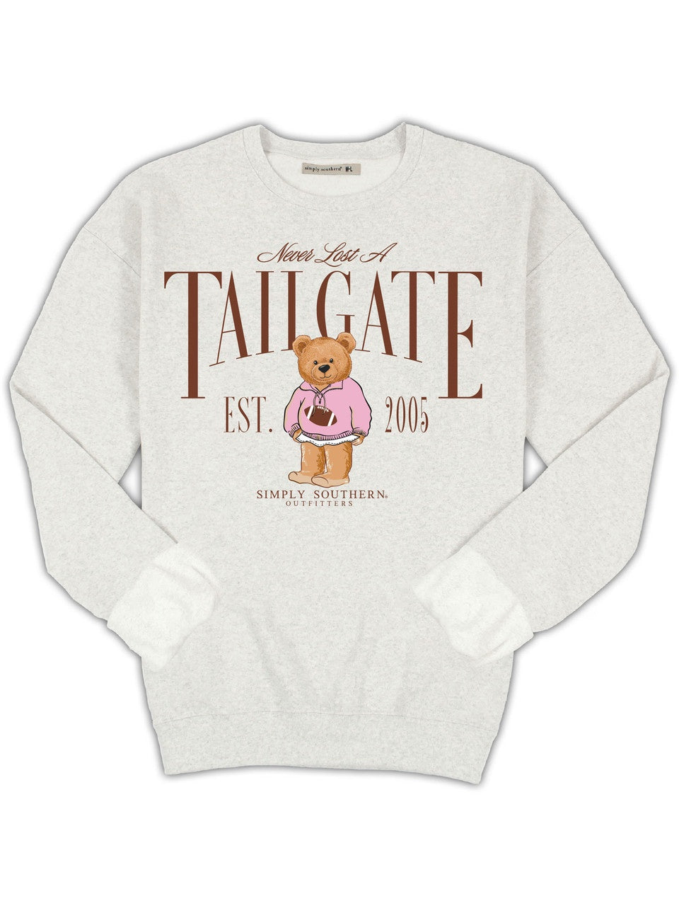 Simply Southern Flurry Crew – Never Lost a Tailgate