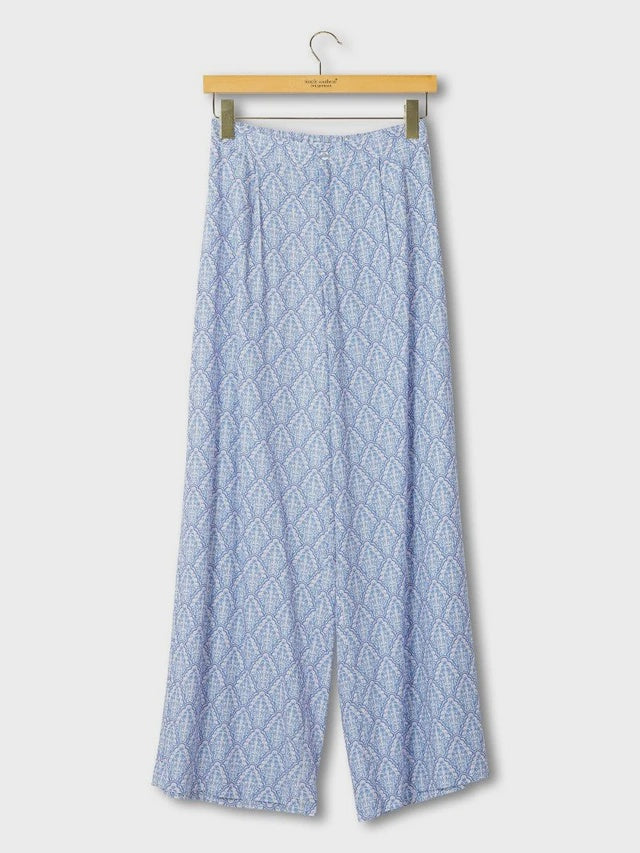 SS Pink & Blue Girly Wide Leg Pants