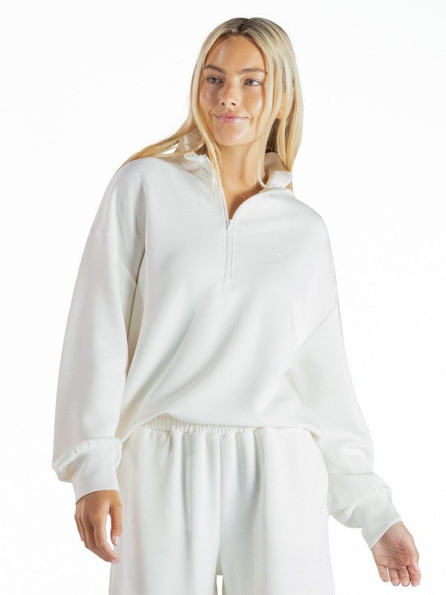 SS Super Soft Quarter Zip Pullover - Pearl