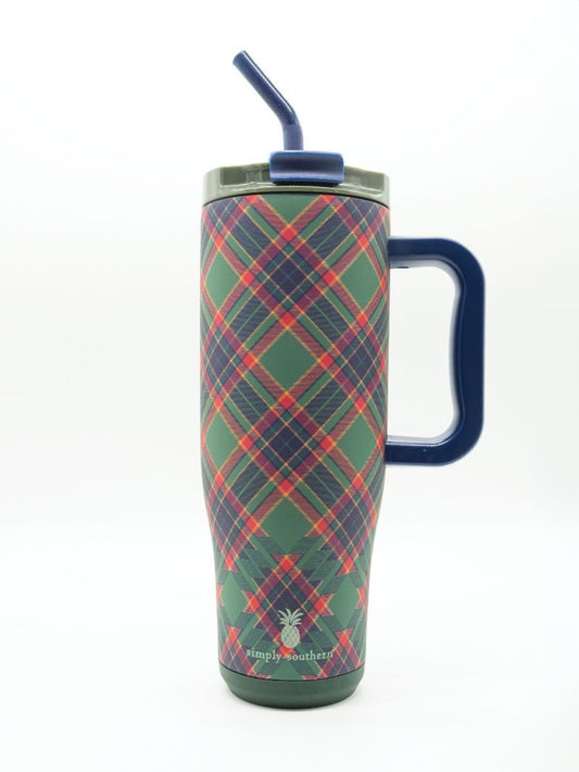 SS Holiday Plaid 40oz Tumbler
