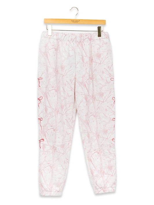 SS Alice Pink Camo Fleece Jogger Sweatpants
