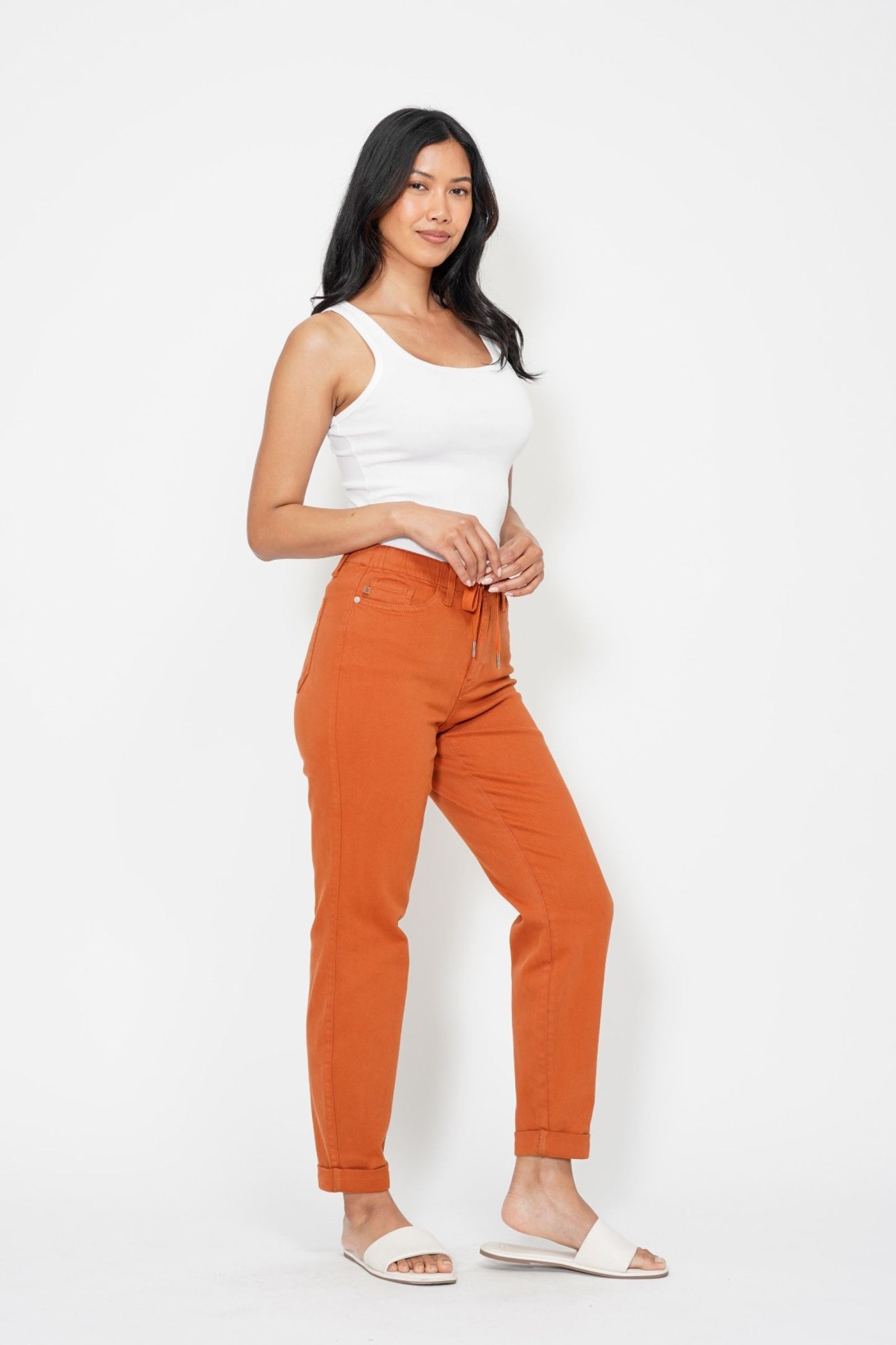 Burnt Orange HW Double Cuff Jogger REG