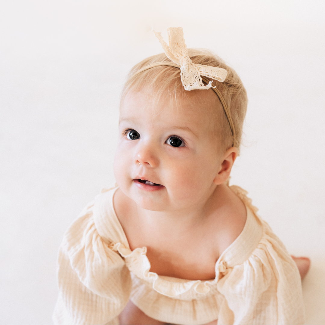 Muslin Puffed Sleeve Mommy & Me Dress - Infant: 9-12M