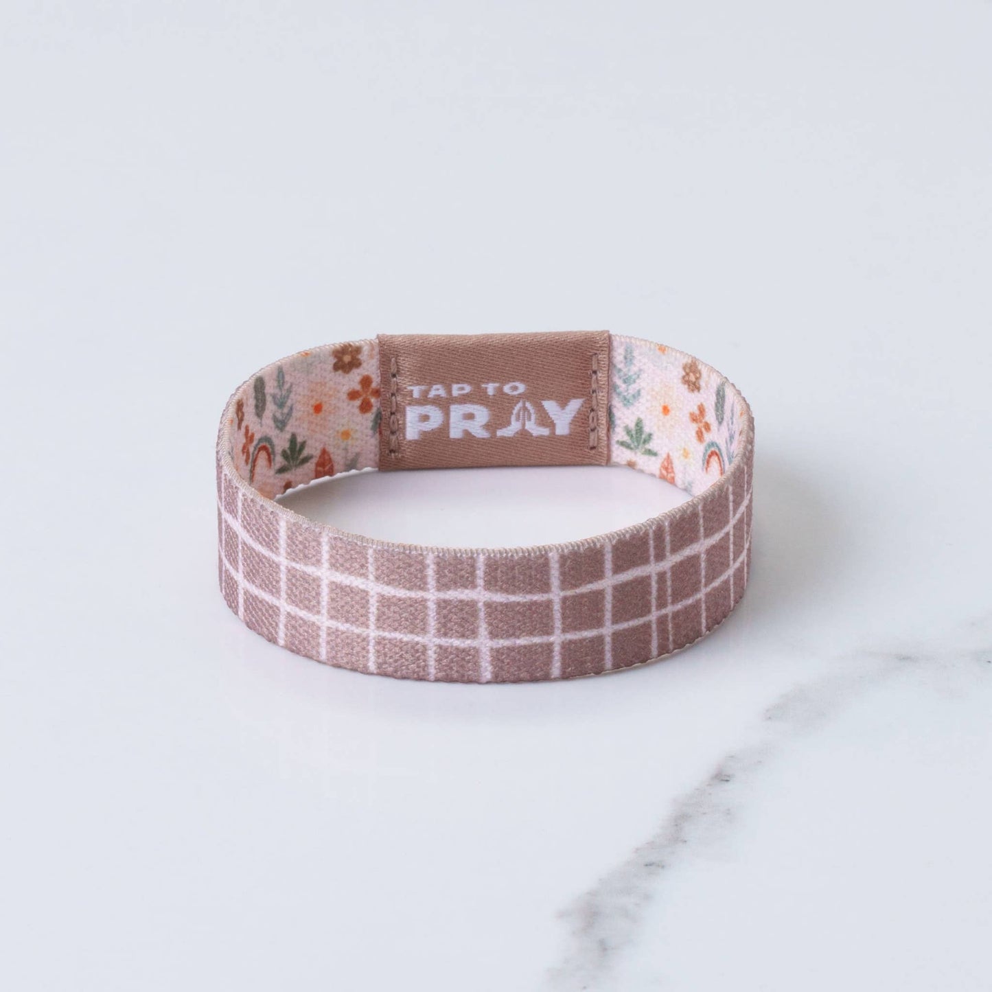 Tap To Pray™ Wristbands - Prairie &  Plaid: Small