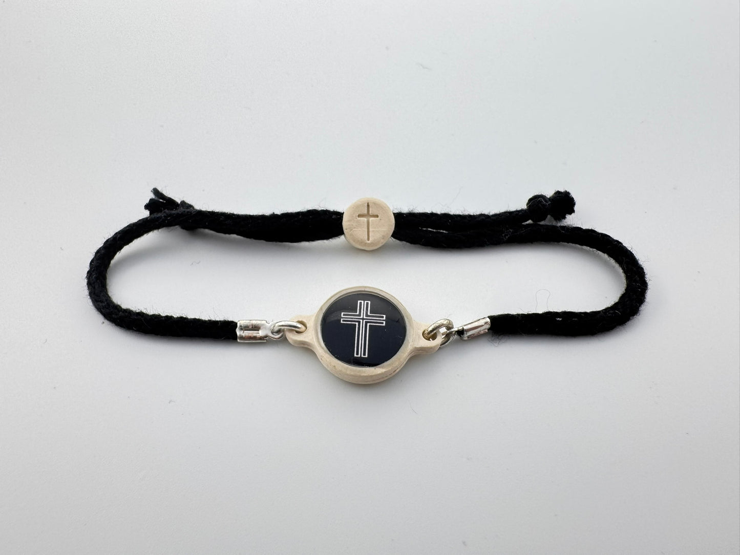 Survivor Series Bracelet - Onyx + Cross