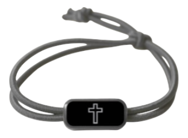 Surivor Series Tactical Bracelet - Slate + Cross