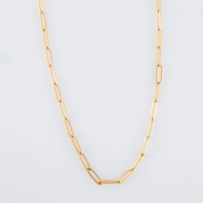 Narelle Waterproof Paperclip Chain Necklace