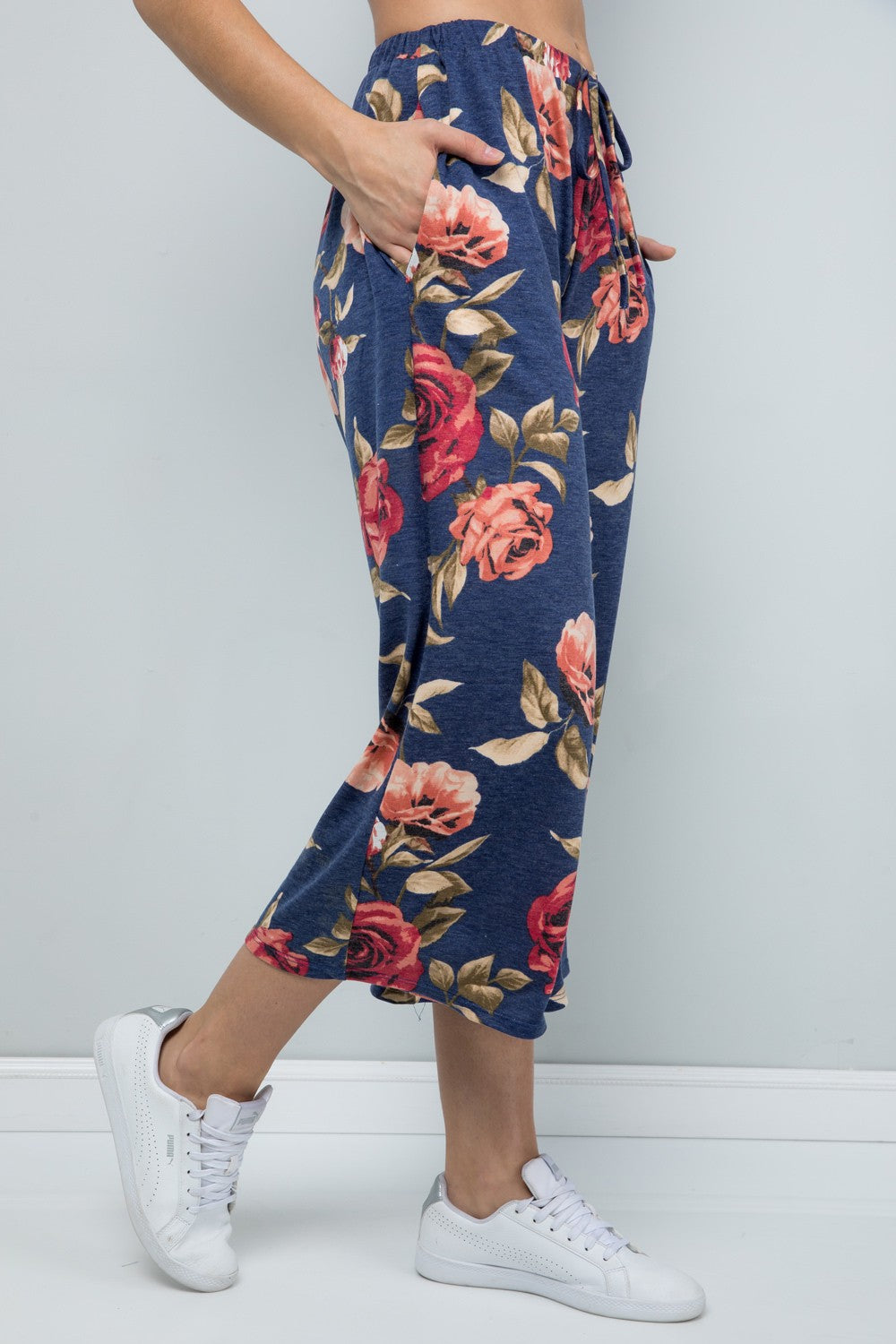 Cozy Blossom Jersey Pants