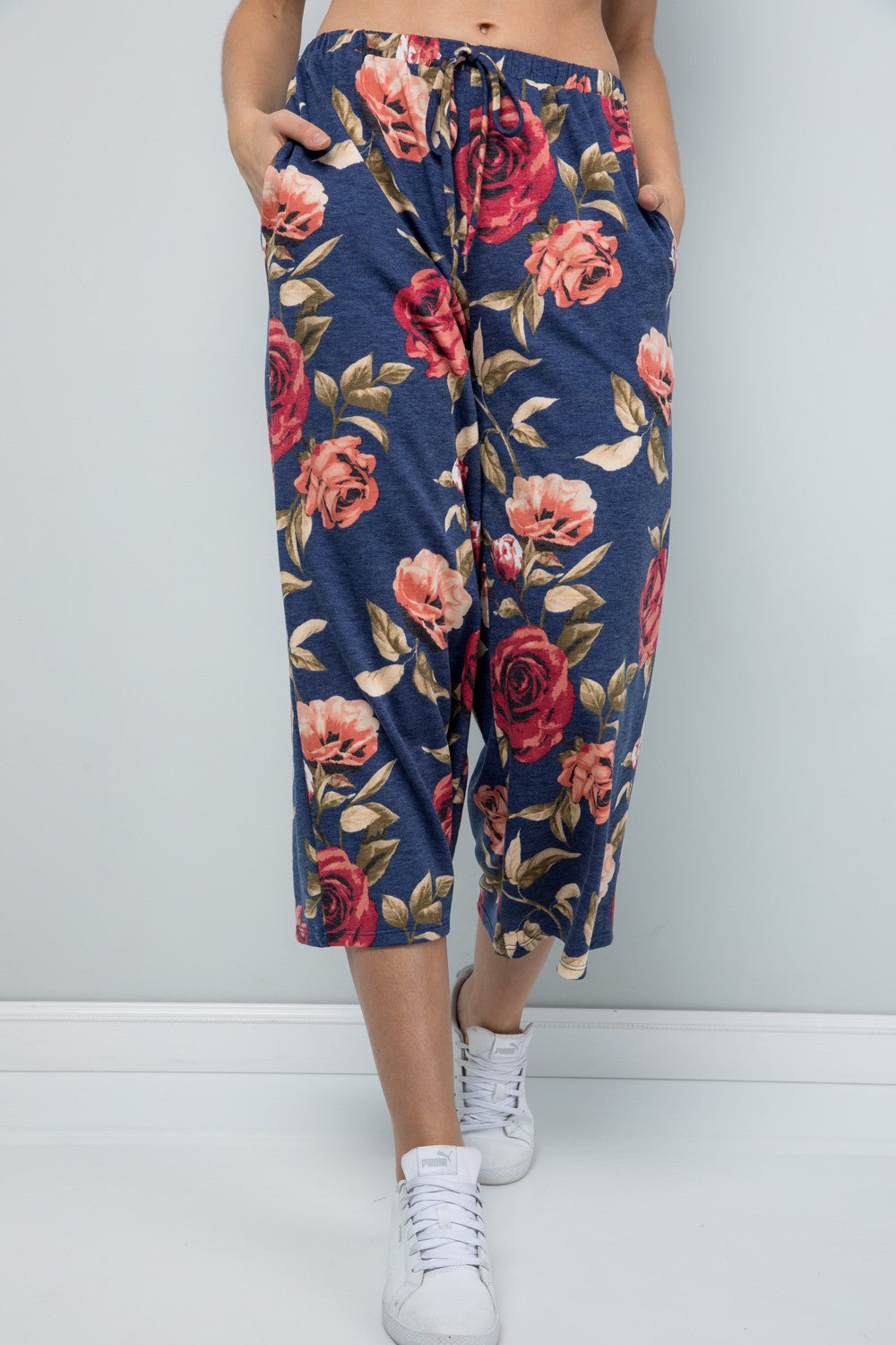 Cozy Blossom Jersey Pants