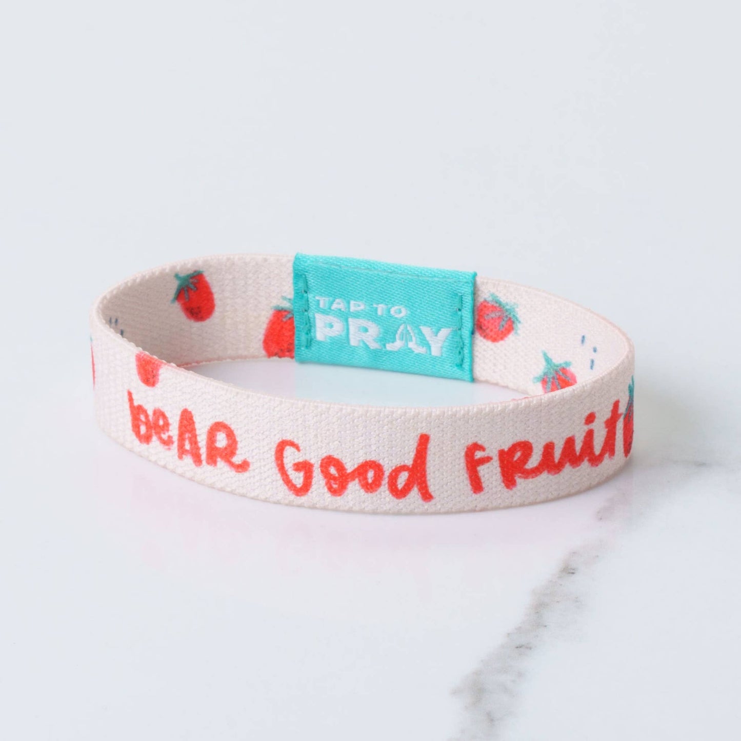 Tap To Pray™ - Kingfolk Series Wristband - Bear Good Fruit: Small