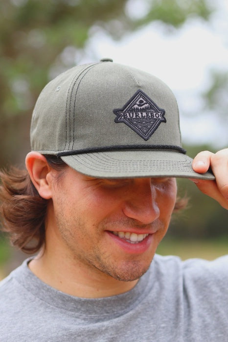 Burlebo Cap - Dark Moss Signature Logo