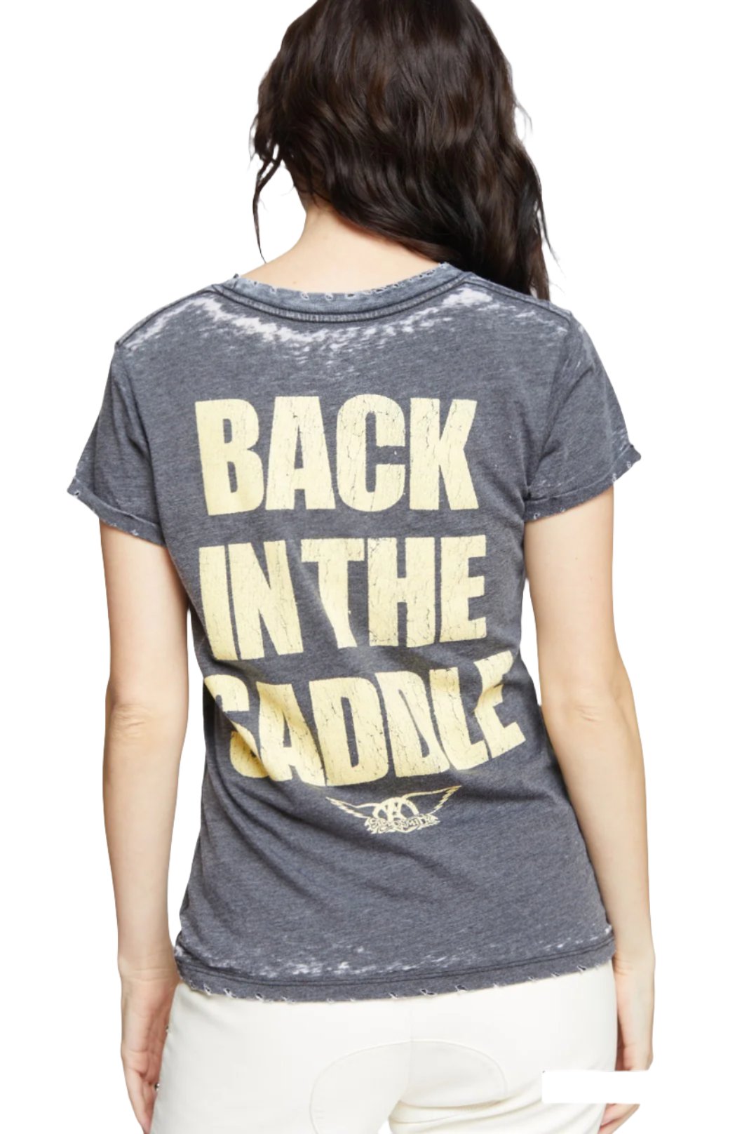 Aerosmith Back In The Saddle Burnout Tee