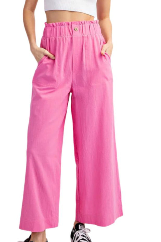 Bubble Pop Pink Straight Leg Pant