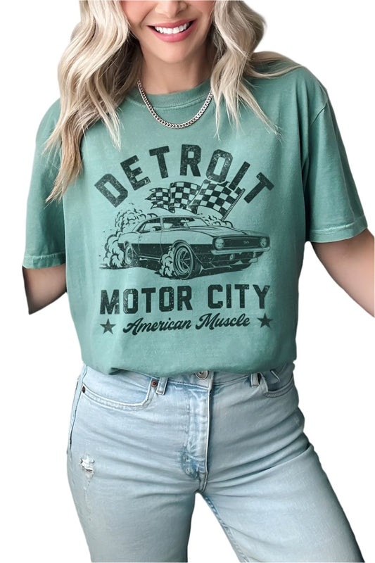 Detroit Motor Racing Comfort Colors Tee