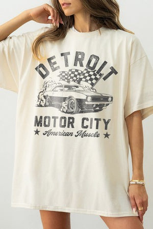 Detroit Motor Racing Comfort Colors Tee