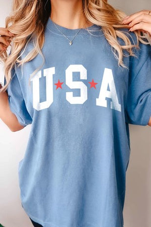 USA Stars Fourth of July Comfort Colors Tee