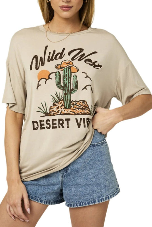 Wild West Desert Vibes Graphic Tee