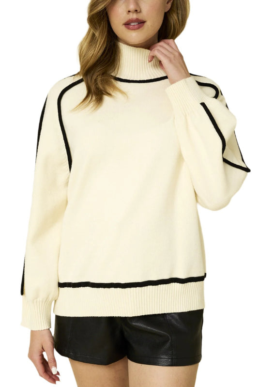 Elysian Cream Turtleneck